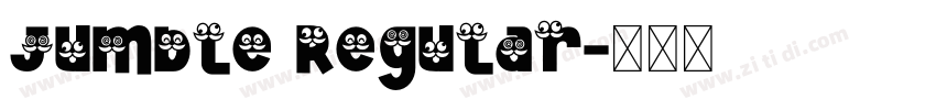Jumble Regular字体转换